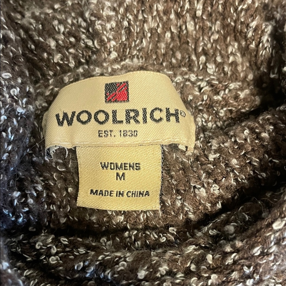 Woolrich Pullover Sweater Hoodie- Medium View 4